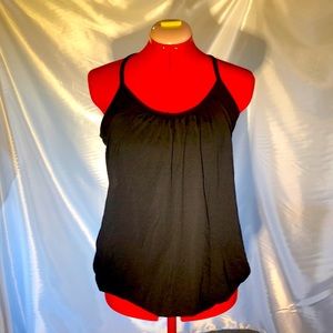 Lululemon Black Tank Top with built in Bra